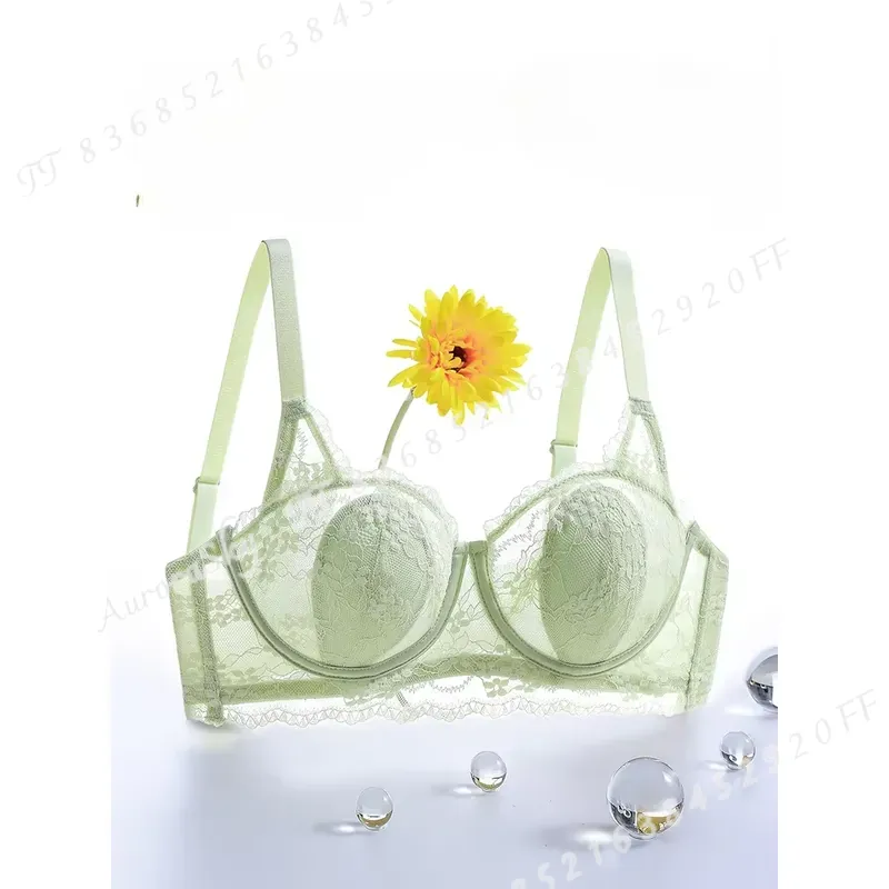 Embroidery Underwear - Women Summer Lace Bra Ultra Thin