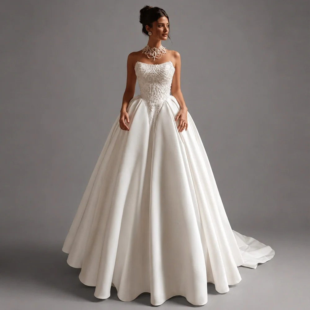 Customized Elegant Wedding Dre - Embroidery Online Designs recension och pris