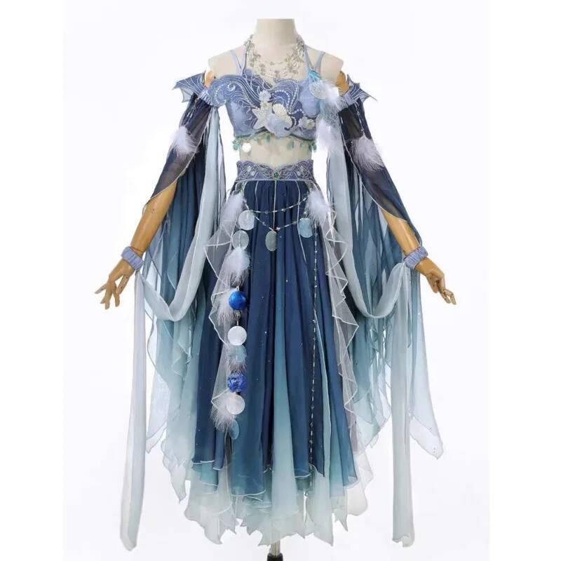 Exotic Blue Dress Heavy Embroi - Embroidery Dress recension och pris