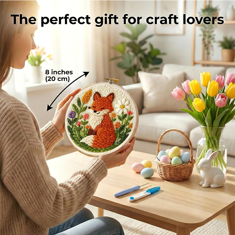 DIY Punch Needle Kits Mushroom - Embroidery Converter recension och pris
