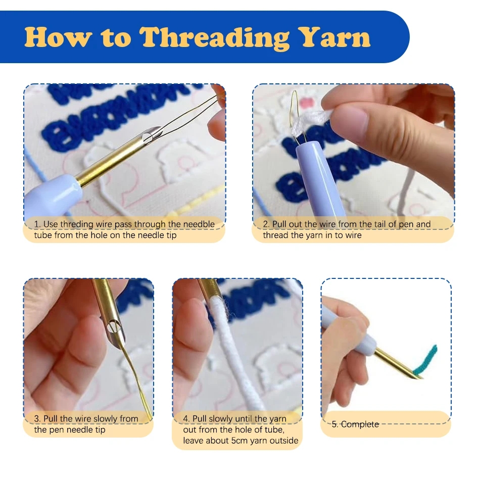 DIY Punch Needle Kits Mushroom - Embroidery Converter recension och pris