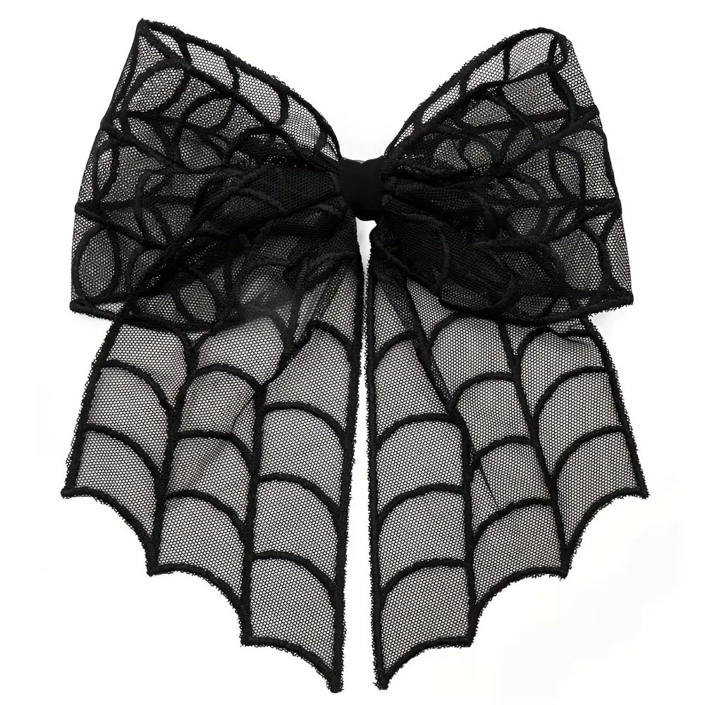 Lace Tulle Veil Hair Clips Bat - Embroidery Gothic recension och pris