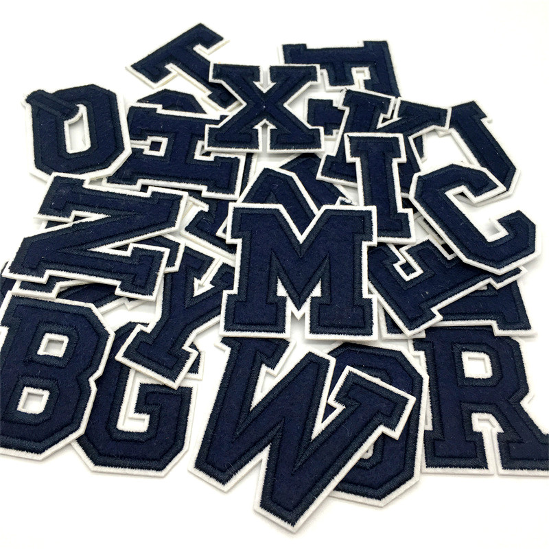 Navy Blue Letters Embroidery P - Embroidery Converse recension och pris