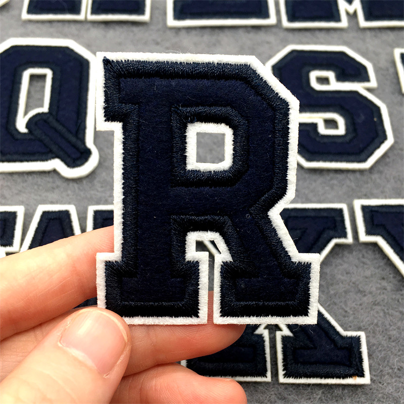 Navy Blue Letters Embroidery P - Embroidery Converse recension och pris