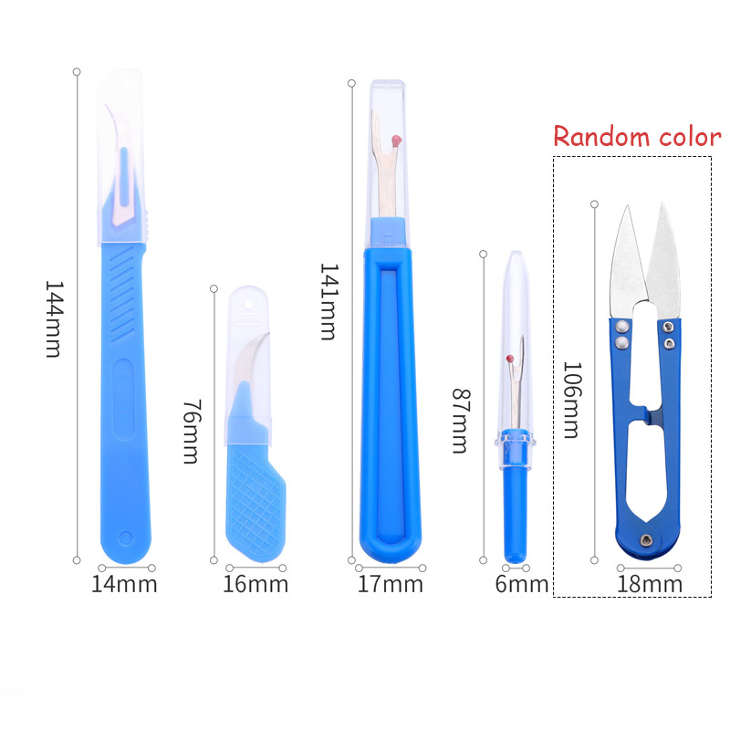5Pcs Blue Sewing Ripper Kit wi - Embroidery Yarn recension och pris
