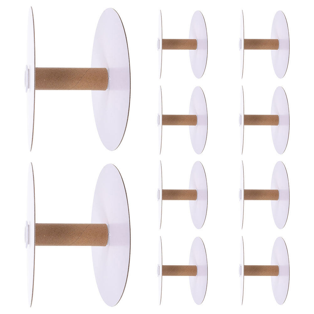 12Pcs Paper Spool Wire Storage - Embroidery Yarn recension och pris