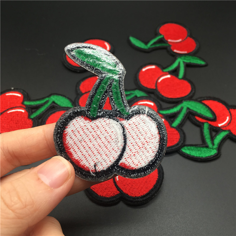 Cherry Fruit Cute Clothing Pat - Embroidery Converse recension och pris