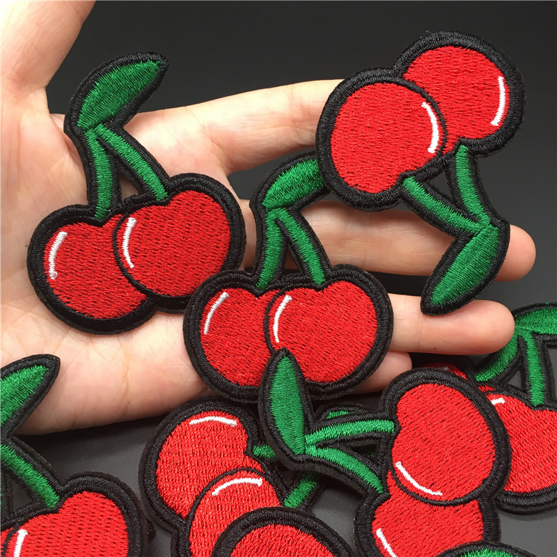 Cherry Fruit Cute Clothing Pat - Embroidery Converse recension och pris
