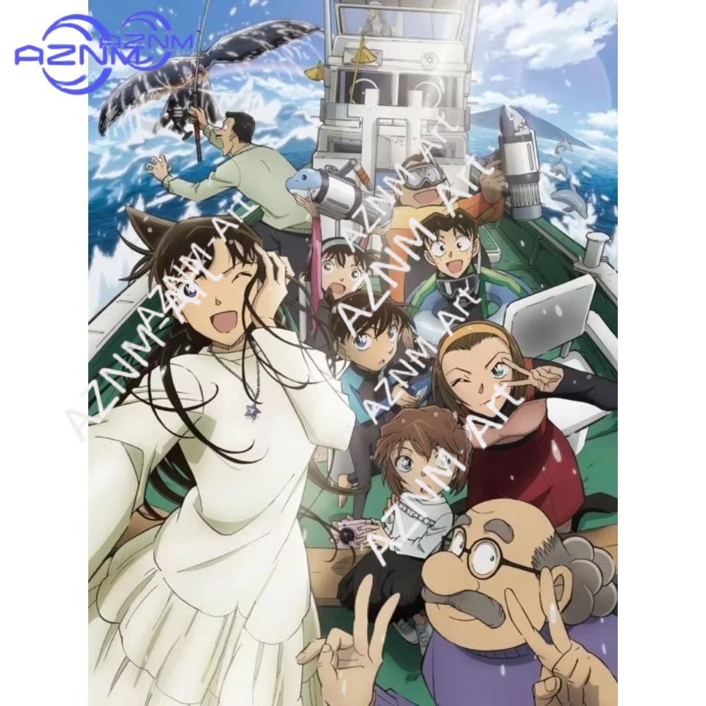 1pc Detective Conan Diamond Pa - Embroidery Painting recension och pris