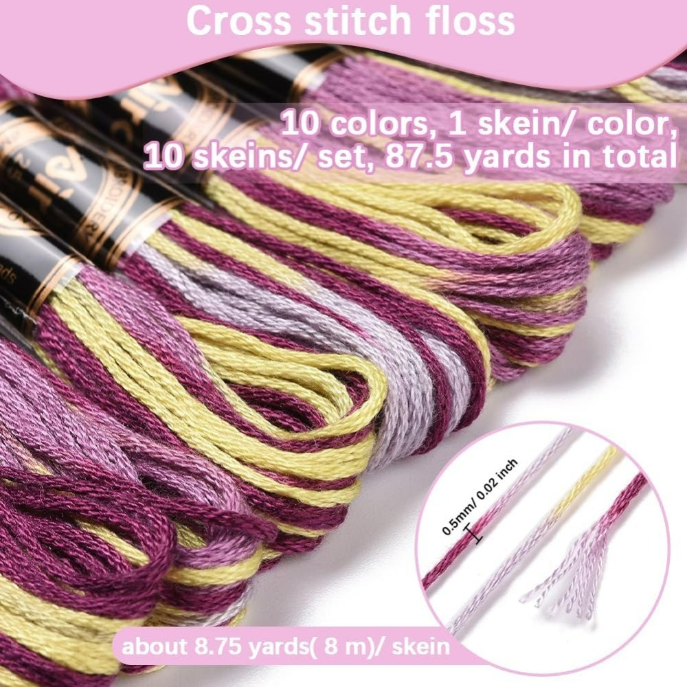 6 Strands Purple Variegated Em - Embroidery Gradient recension och pris