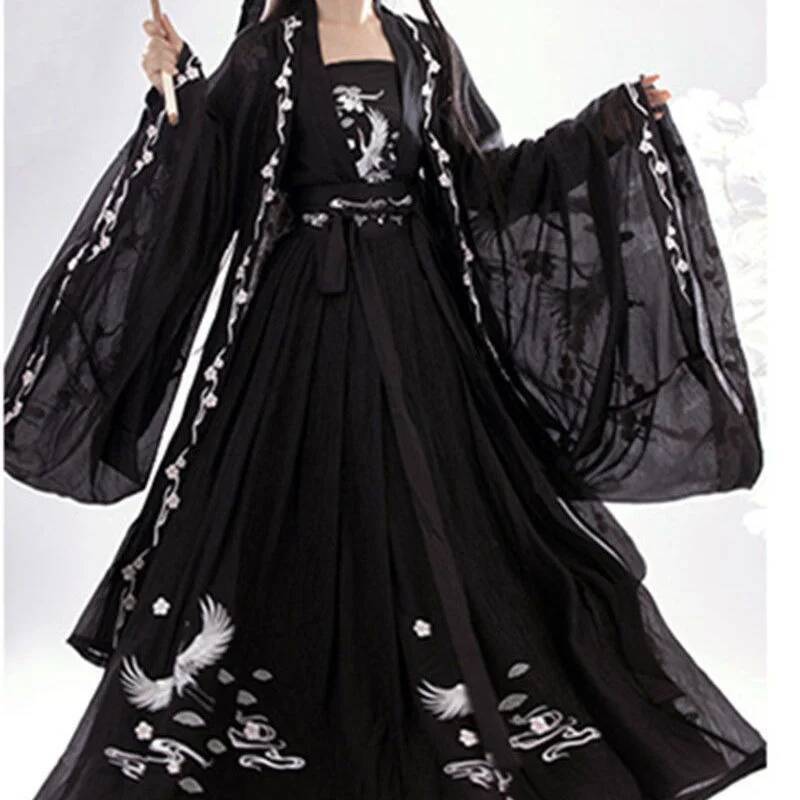 Chinese Ancient Hanfu Women's  - Embroidery Dress recension och pris