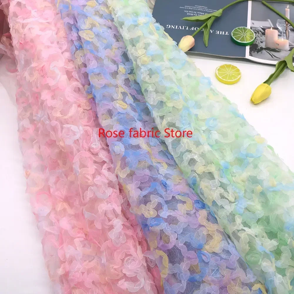 Gradient chiffon rose crochet  - Embroidery Gradient recension och pris