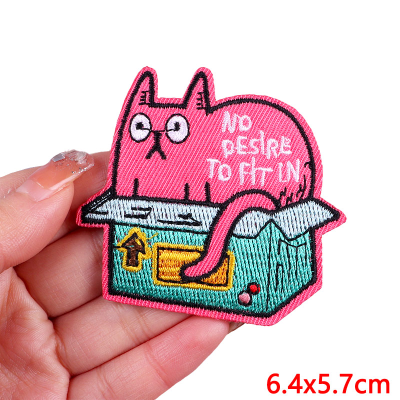Cartoon Patch Stripe Embroider - Embroidery Converse recension och pris