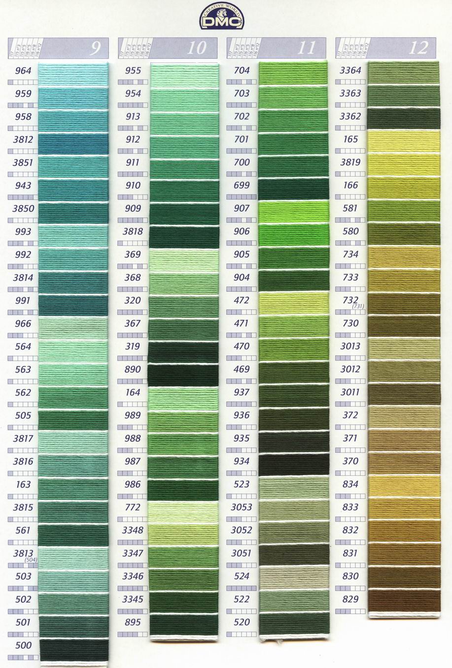 10PCS/COLOR  Set Cross Stitch  - Dmc Floss Set recension och pris
