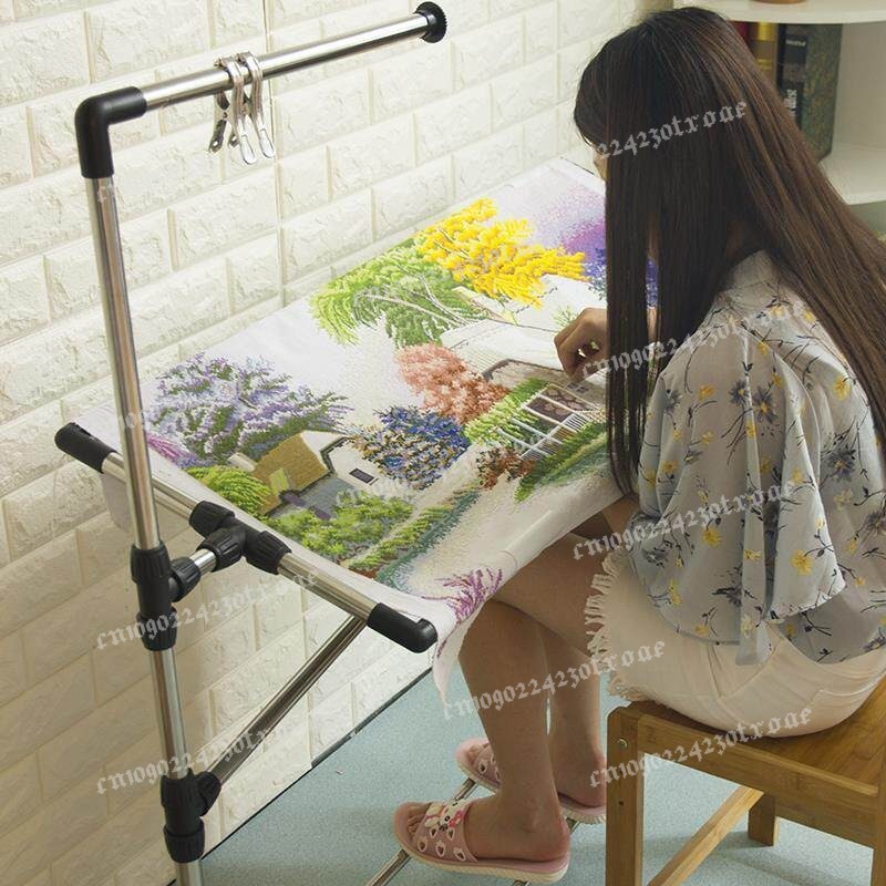 Adjustable Cross Stitch Frame  - Embroidery Hoop recension och pris