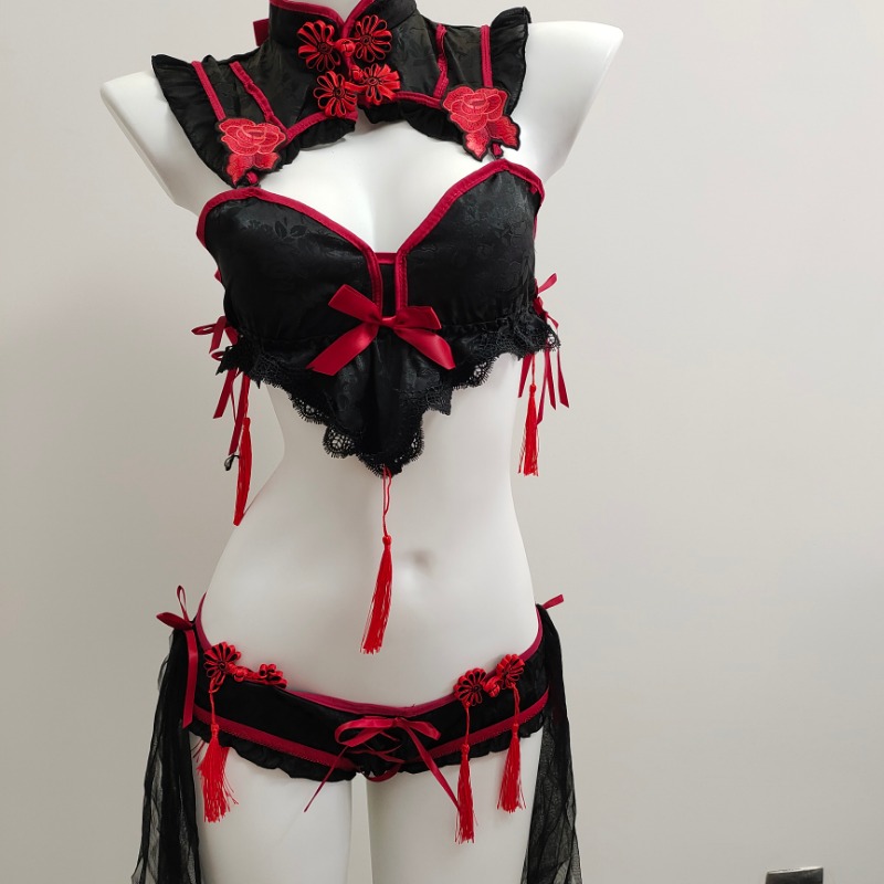 Gothic Vintage Cheongsam Linge - Embroidery Underwear recension och pris