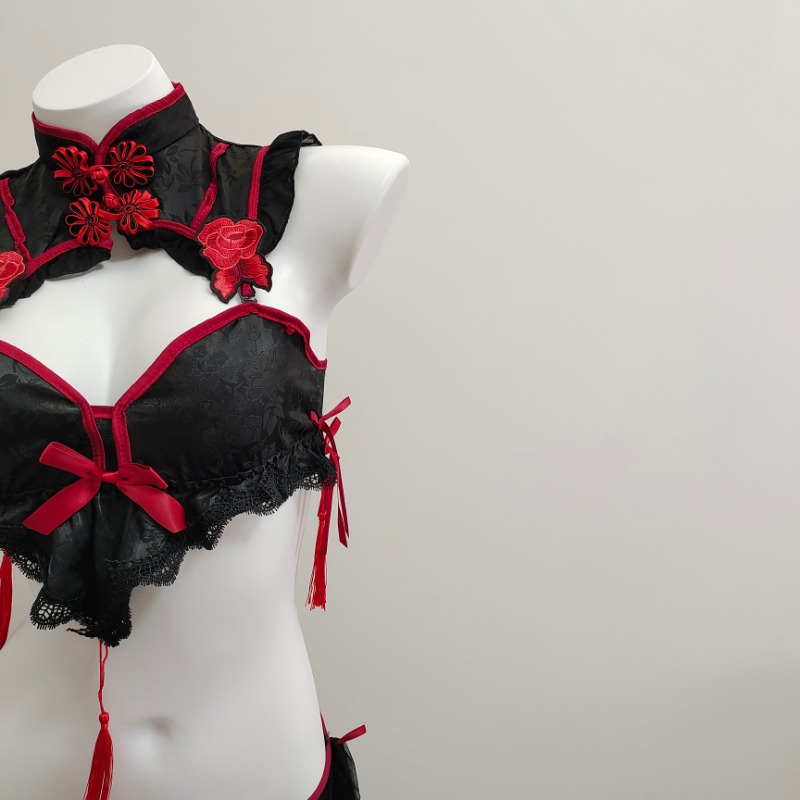 Gothic Vintage Cheongsam Linge - Embroidery Underwear recension och pris