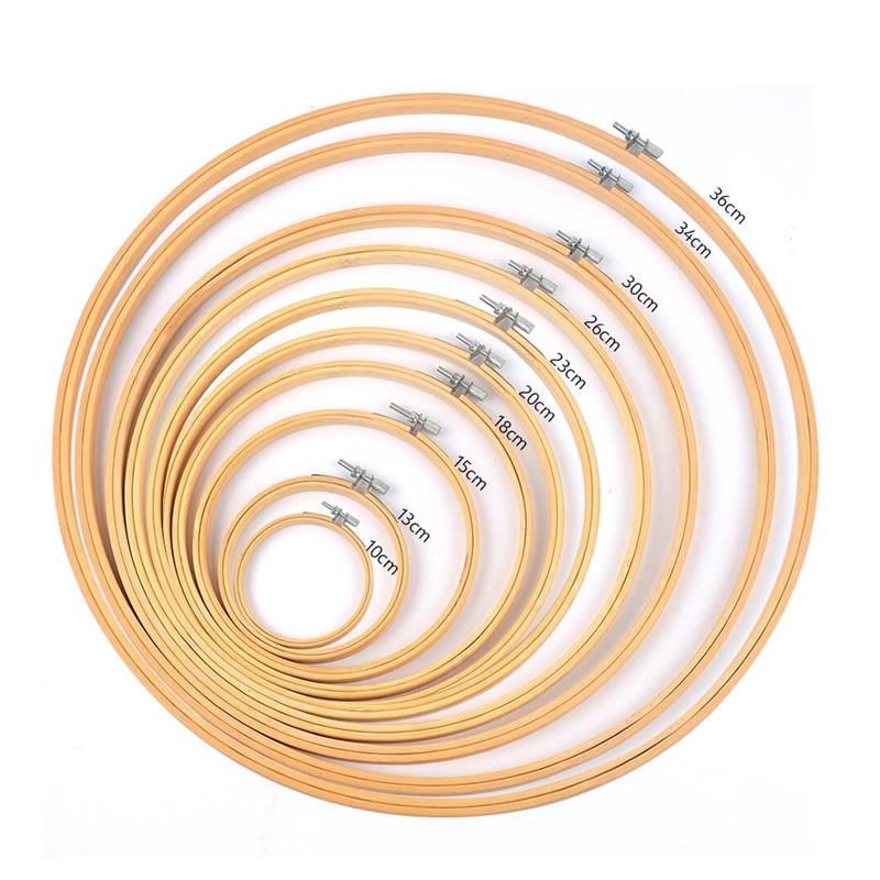 10-30CM Bamboo Frame Embroider - Embroidery Ring Sizes recension och pris