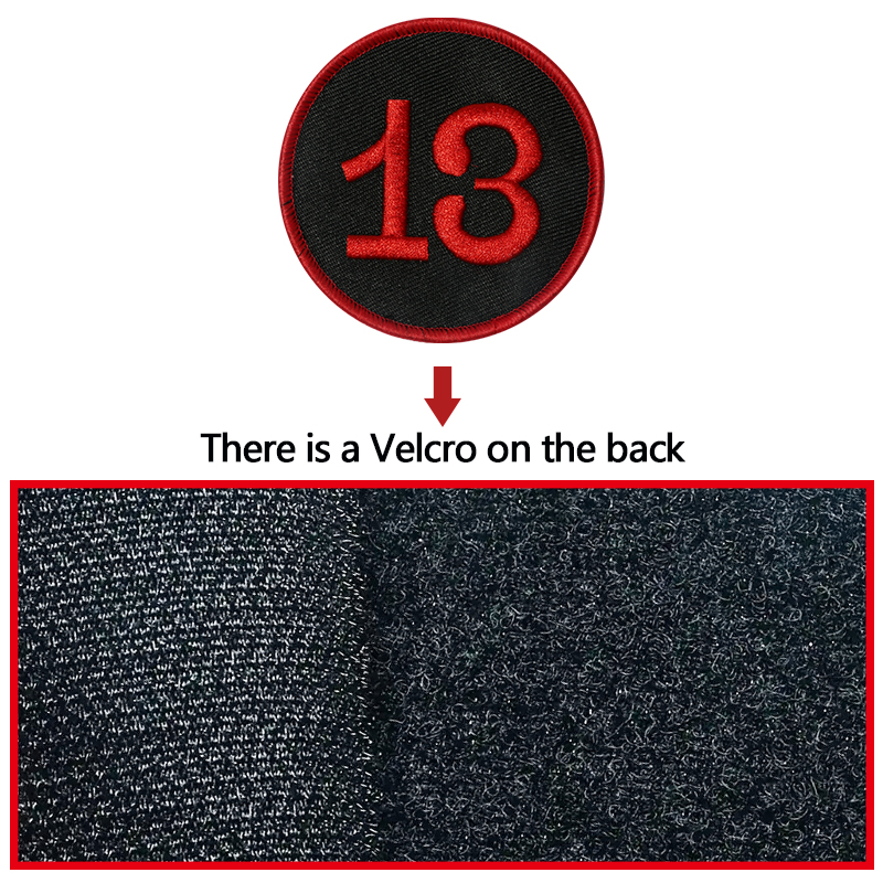 1PC Number 13 Hook And Loop Em - Embroidery Hat Machine recension och pris