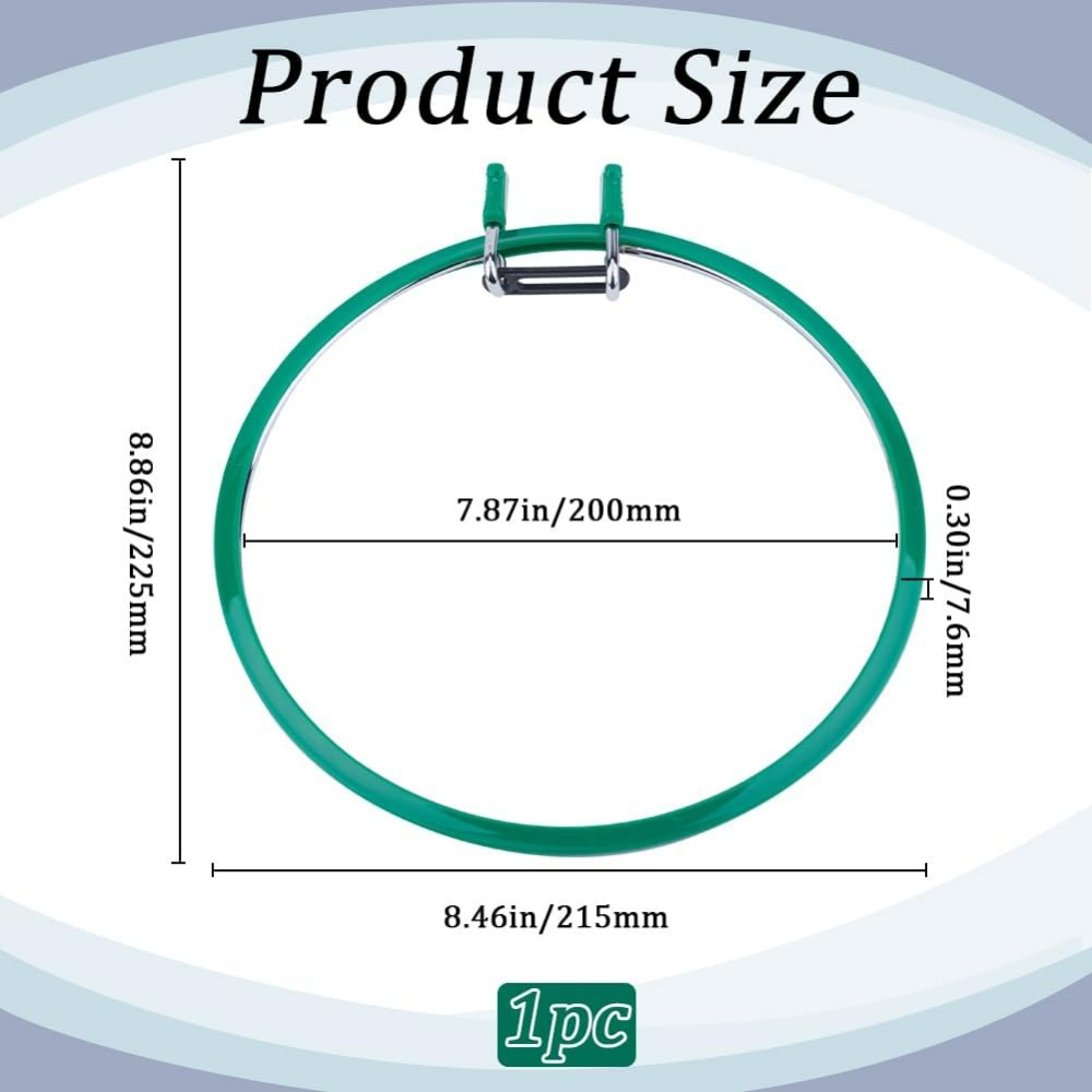 Metal Green Embroidery Hoops L - Embroidery Hoop recension och pris