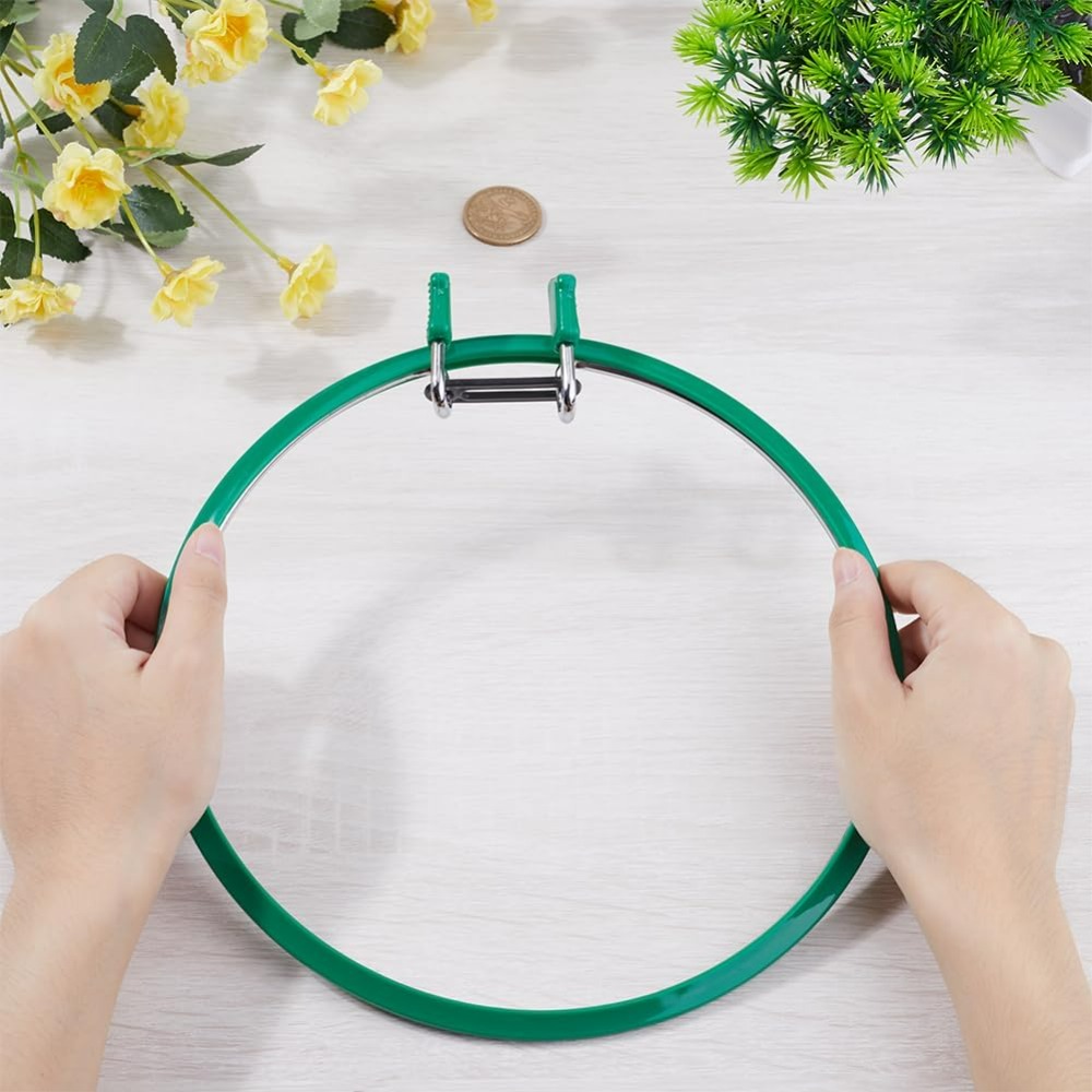Metal Green Embroidery Hoops L - Embroidery Hoop recension och pris