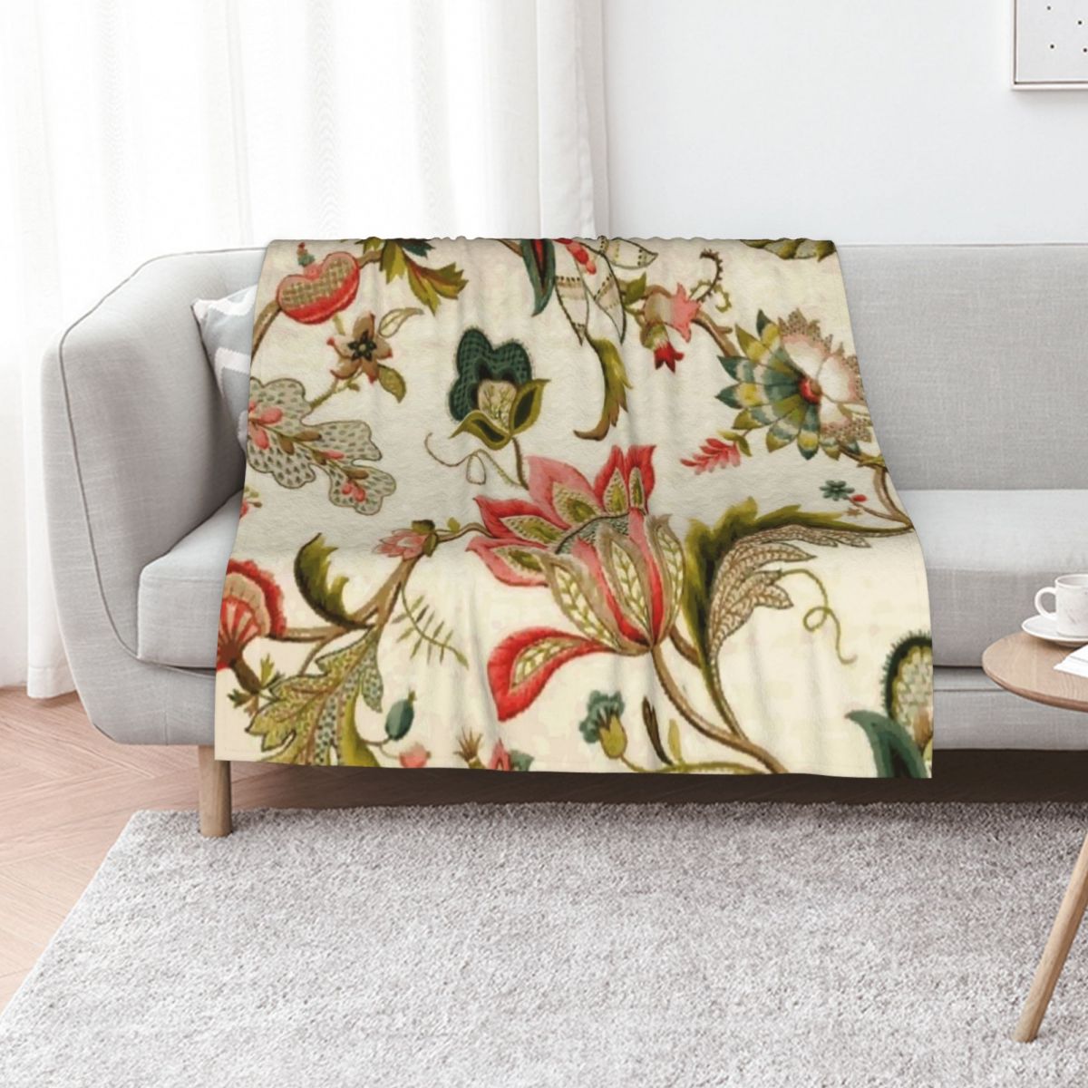 Jacobean Floral Crewel Embroid - Embroidery Vector recension och pris