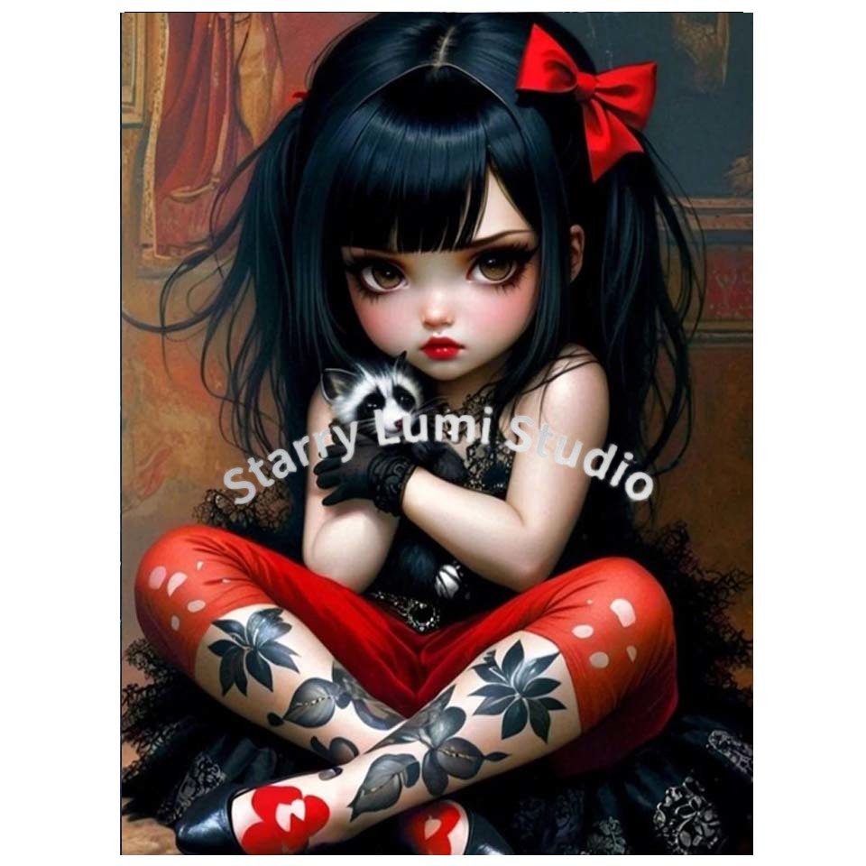 5D Diamond Painting Kit Gothic - Embroidery Gothic recension och pris