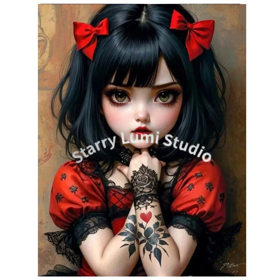 5D Diamond Painting Kit Gothic - Embroidery Gothic recension och pris