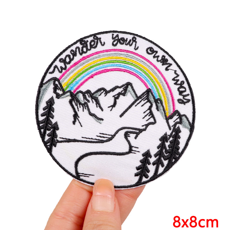 Camping/Adventure Patch Iron O - Embroidery Converse recension och pris