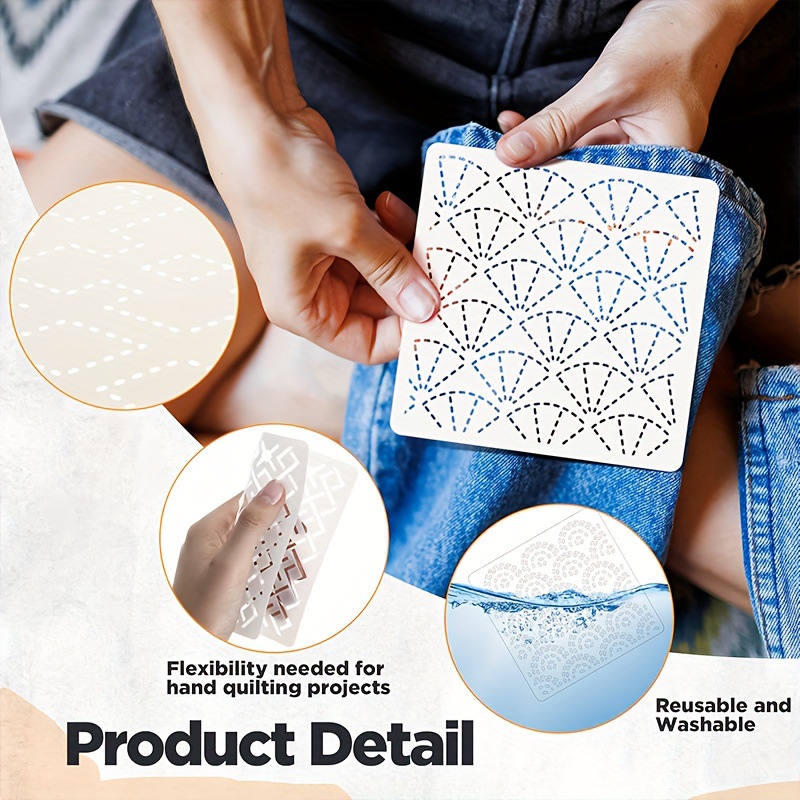 30Pcs Embroidery Templates DIY - Embroidery Meaning recension och pris