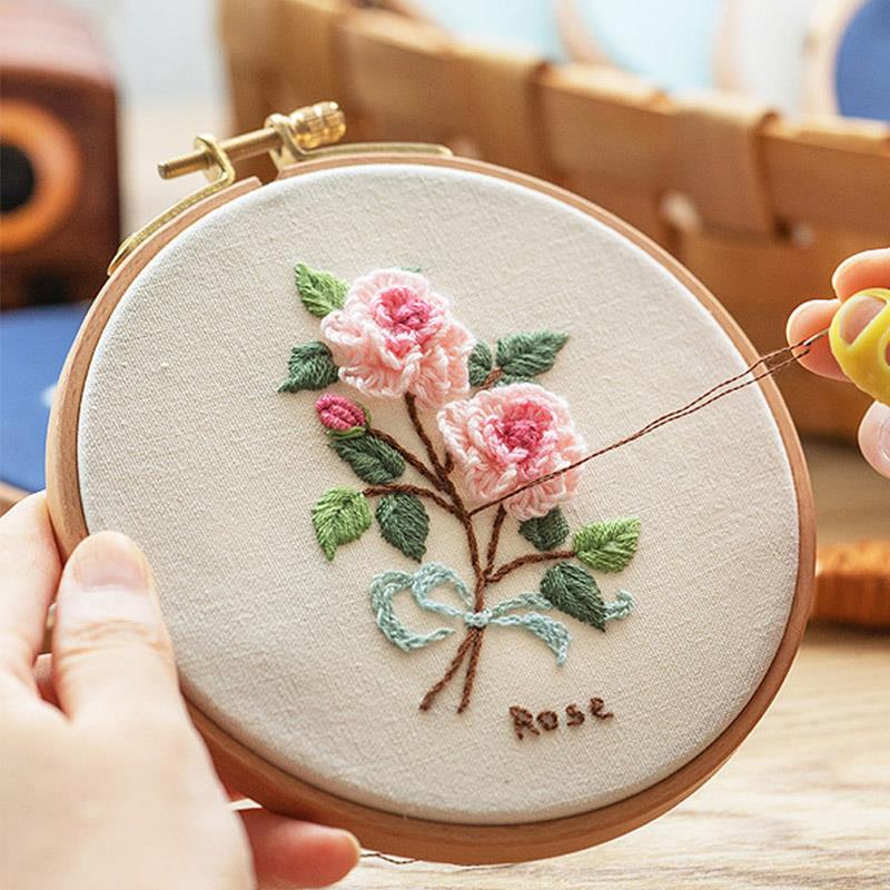 1pcs High Quality Beech Wood E - Embroidery Hoop recension och pris