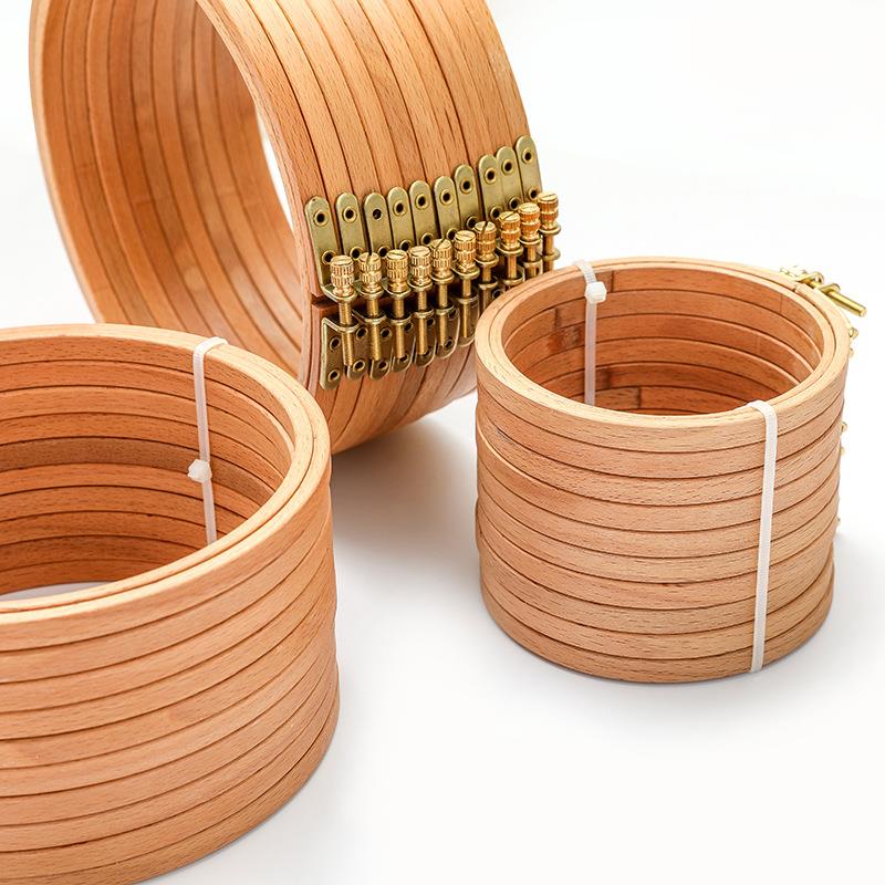 1pcs High Quality Beech Wood E - Embroidery Hoop recension och pris