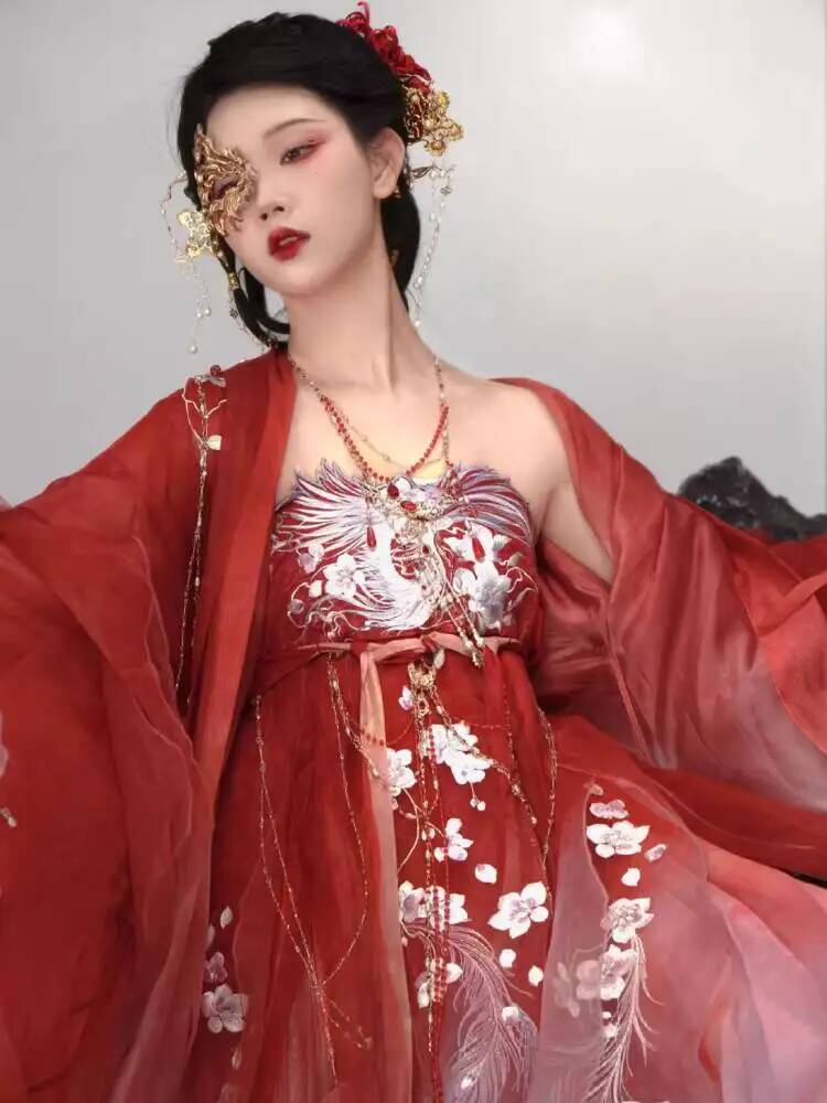 Women In Hanfu Heavy Embroider - Embroidery Dress recension och pris