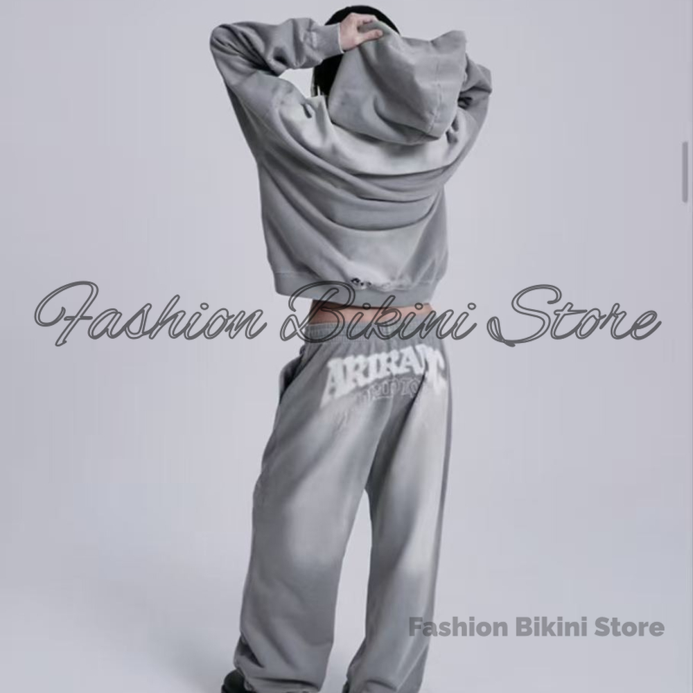 NEW Washed Grey Retro Hoodie 3 - Embroidery Class recension och pris