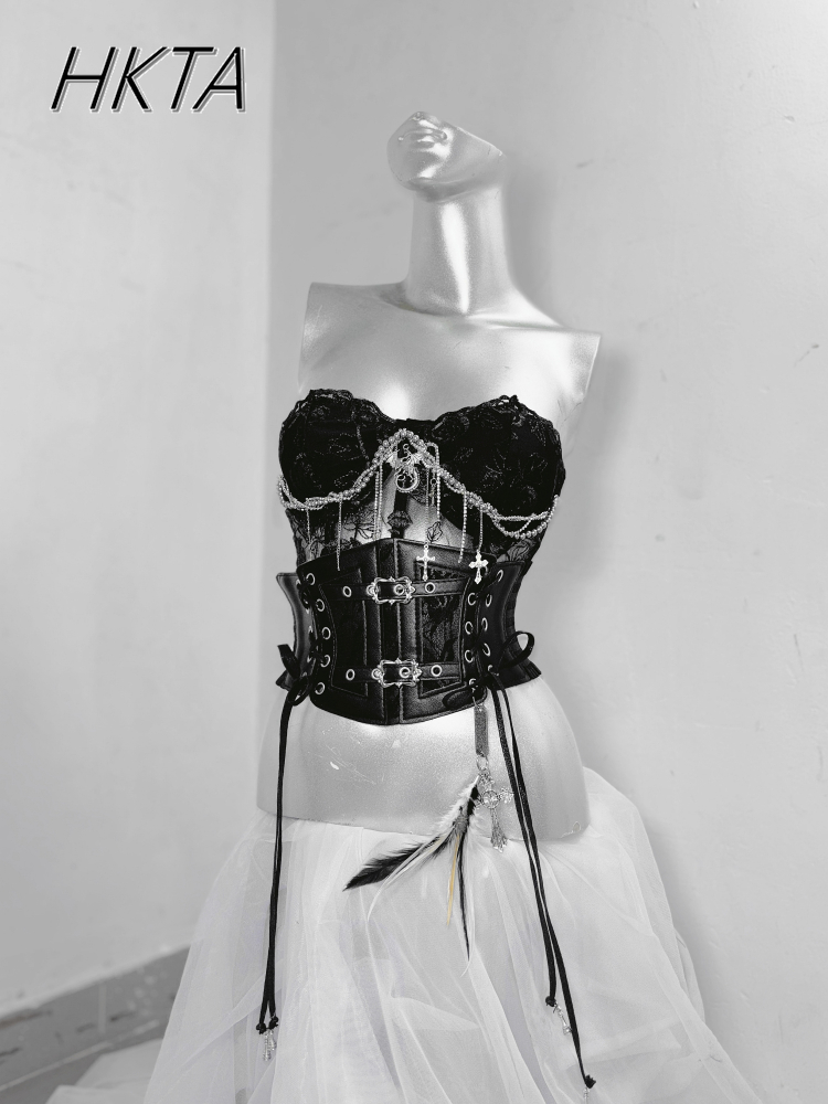 Dark Style Goth Metal Chain Wa - Embroidery Gothic recension och pris
