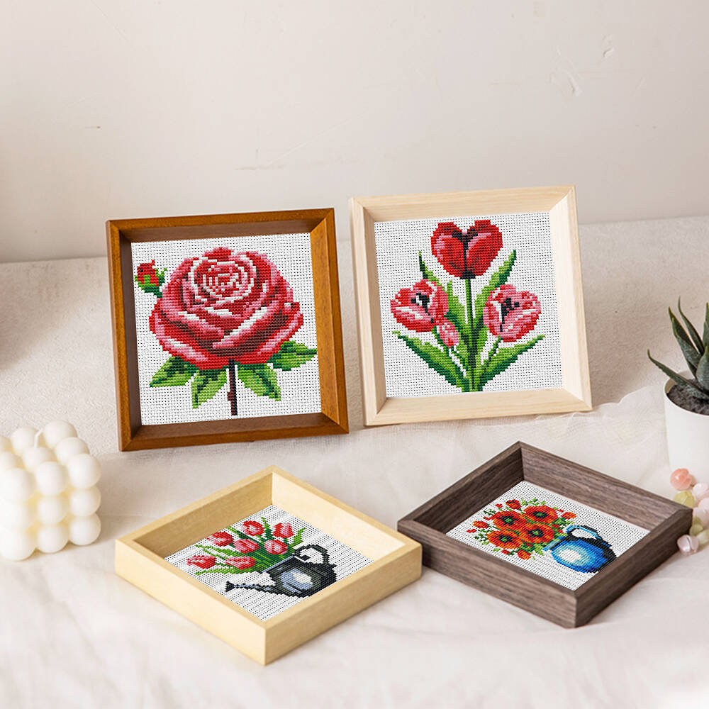 Evershine 8pcs Mini Flower Cro - Embroidery Meaning recension och pris