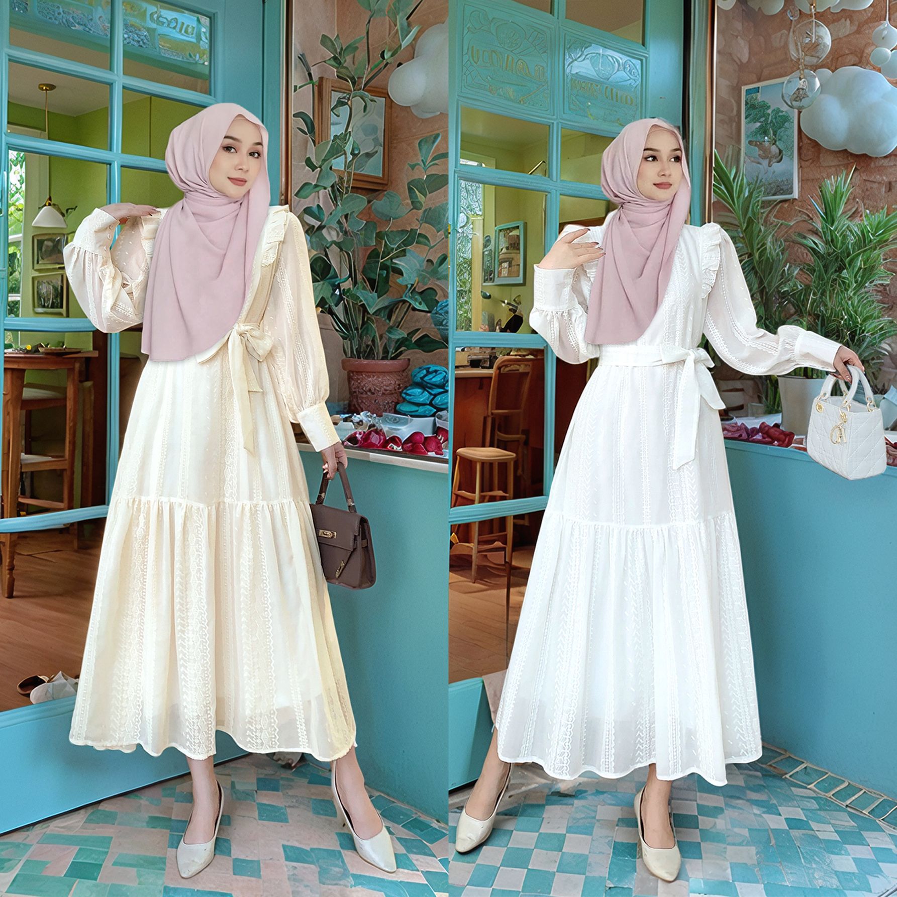 Indonesia Muslim Women's Cloth - Embroidery In Indonesia recension och pris