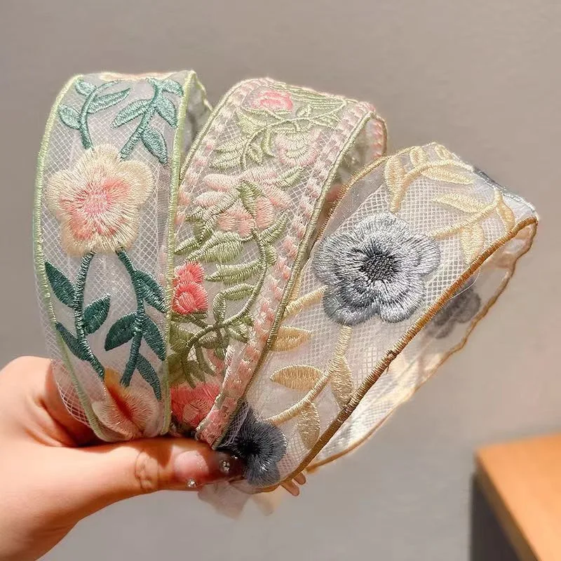 1/3pcs Elegant Chiffon Embroid - Embroidery Hoop recension och pris