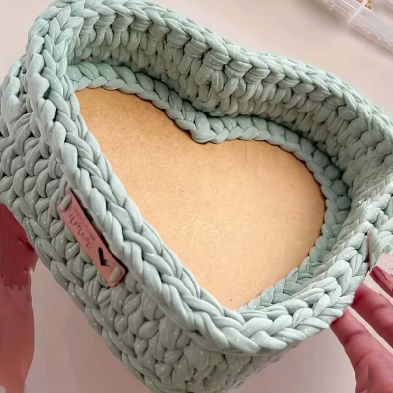 3pcs Heart-Shaped Crochet Bask - Embroidery Hoop recension och pris