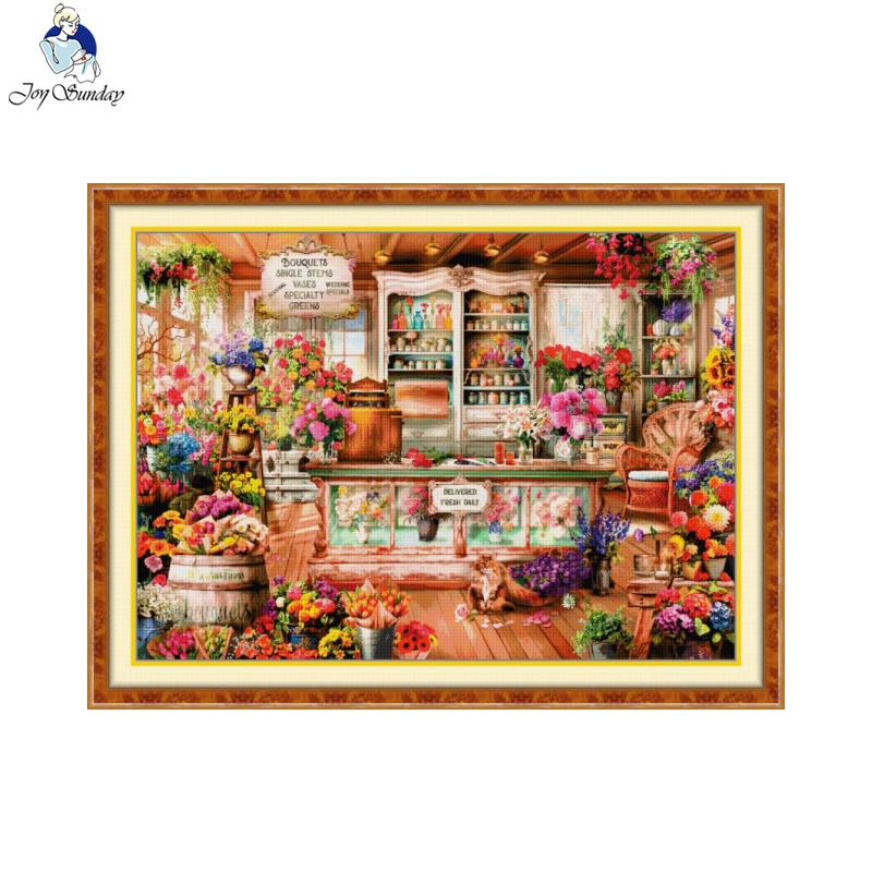 Joy Sunday Flower Shop Pattern - Embroidery Meaning recension och pris