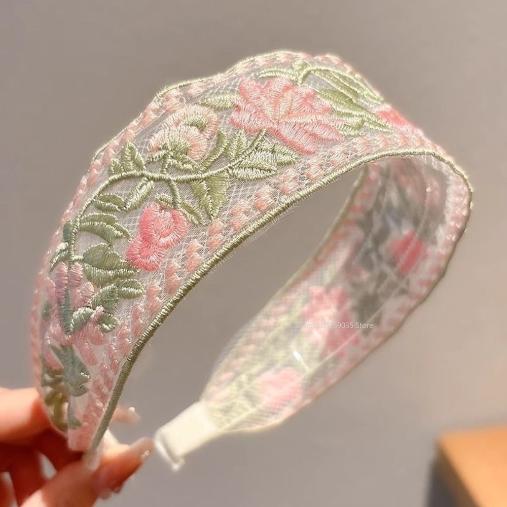 Spring Lace Embroidery Floral  - Embroidery Hoop recension och pris