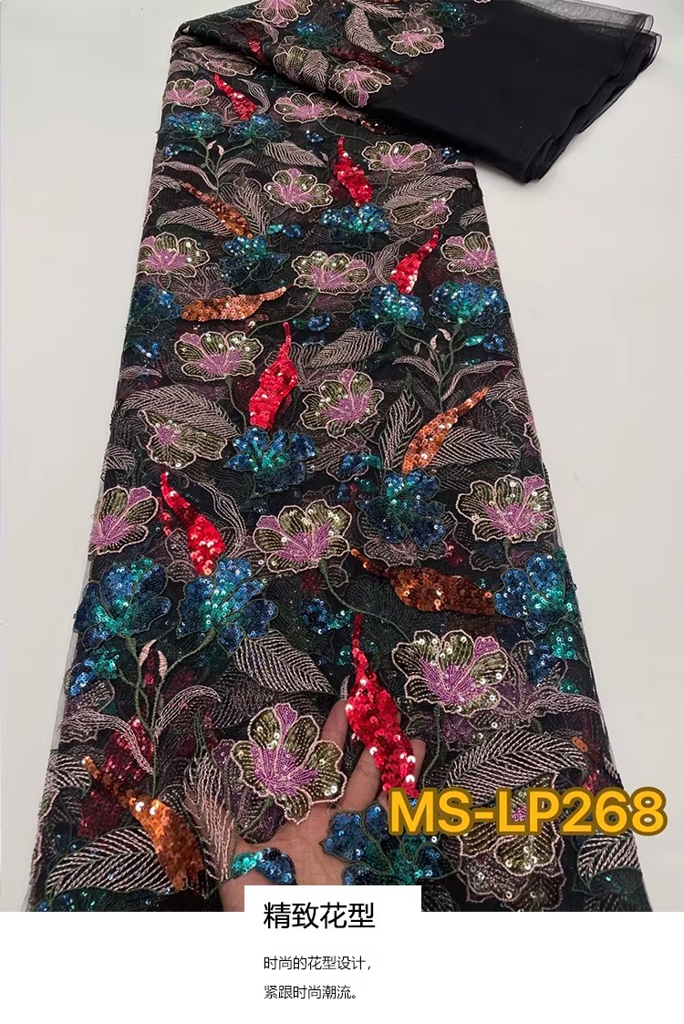 1yard Luxury Double color bead - Embroidery Gradient recension och pris