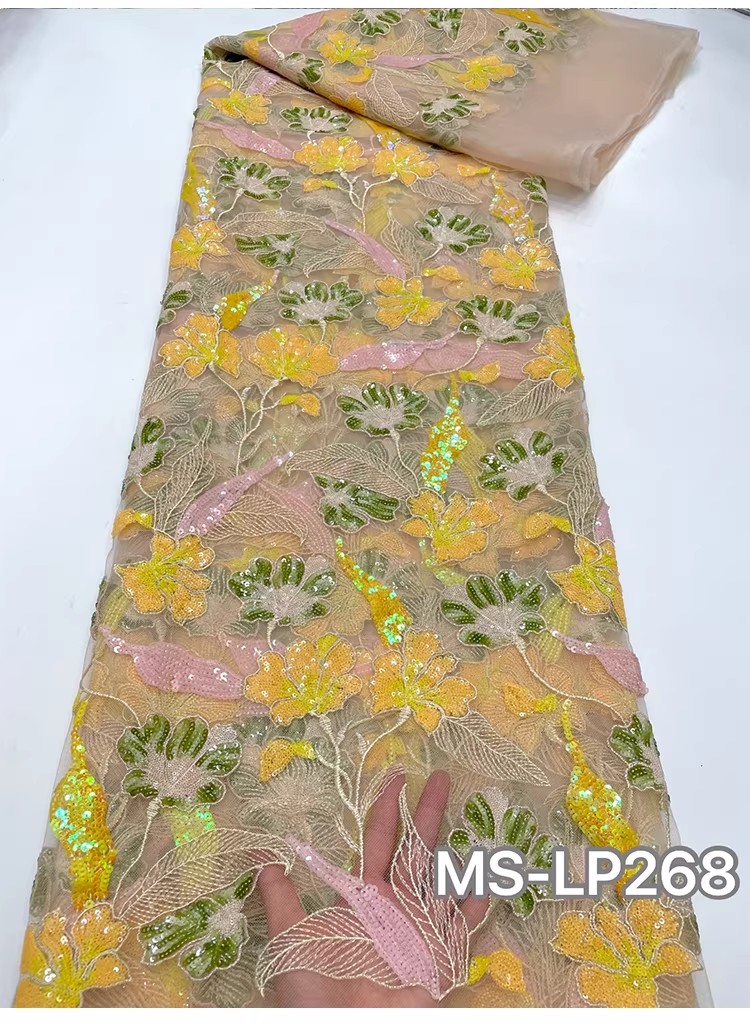 1yard Luxury Double color bead - Embroidery Gradient recension och pris