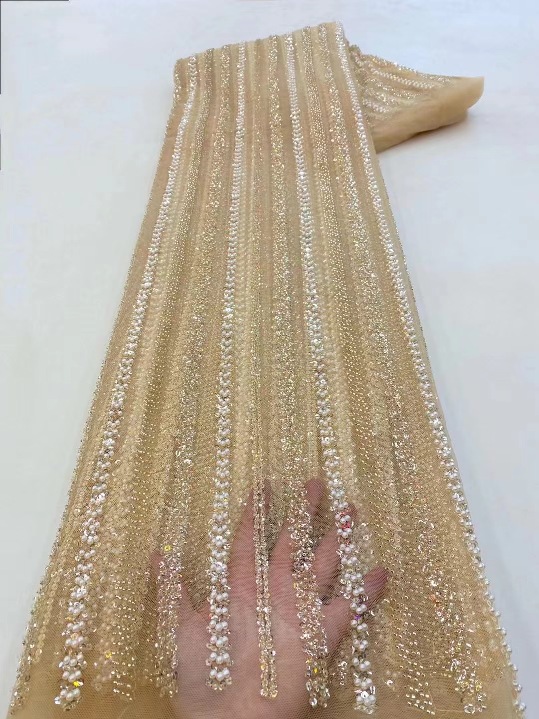 High Quality African Nigerian  - Embroidery Gradient recension och pris
