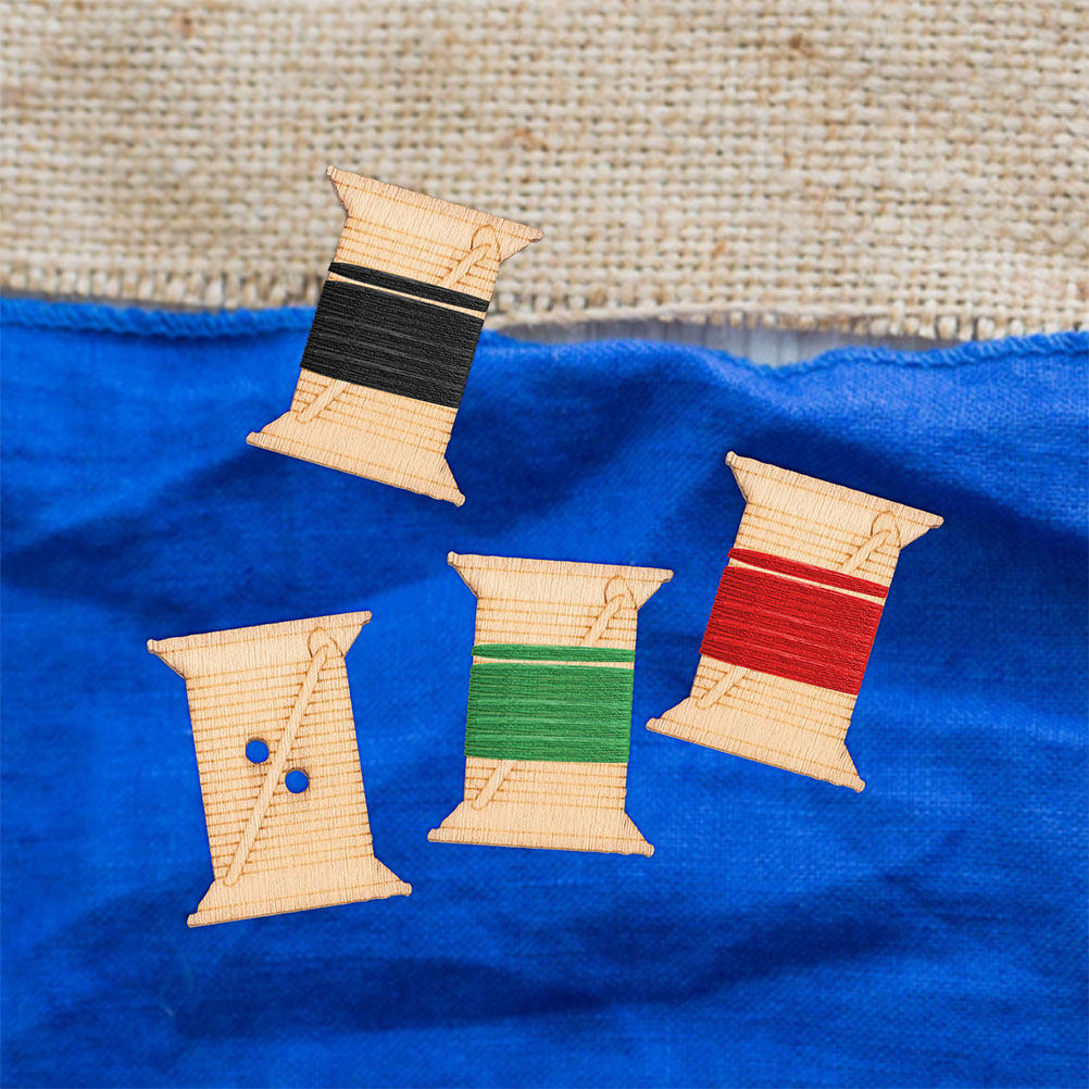 100Pcs Wooden Sewing Machine T - Embroidery Tools recension och pris