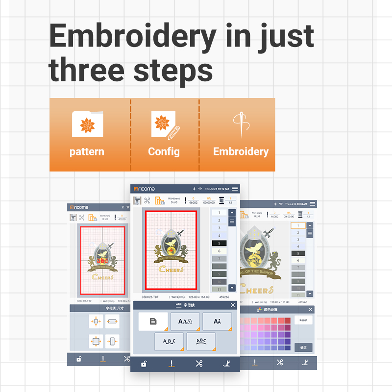 Easy Use Ricoma RSE5000 Househ - Embroidery Machine recension och pris