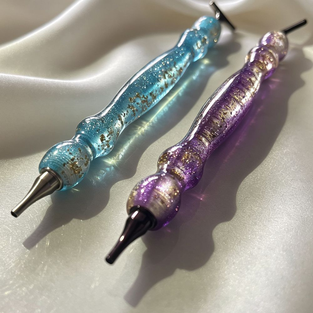 New Shiny Blue/Purple Gold Foi - Embroidery Painting recension och pris