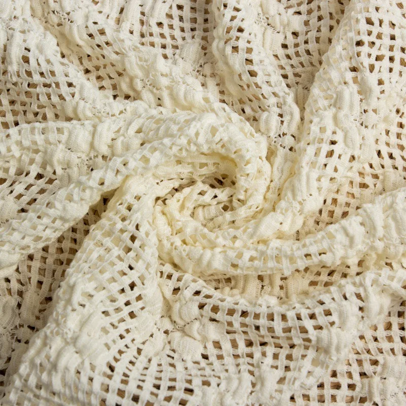 Bubble ruched jacquard lace fa - Embroidery Meaning recension och pris