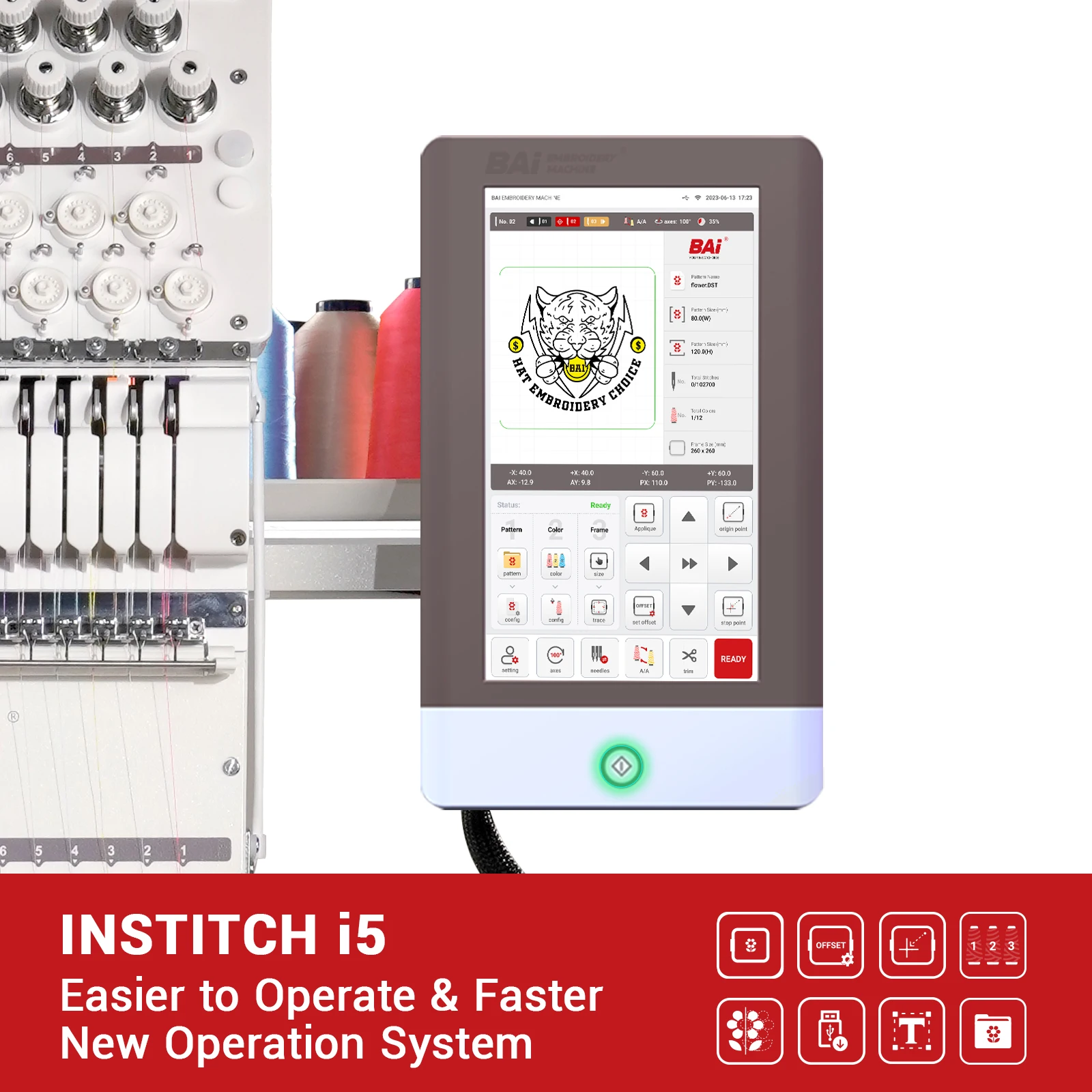 Warehouse High Speed Single He - Embroidery Machine recension och pris